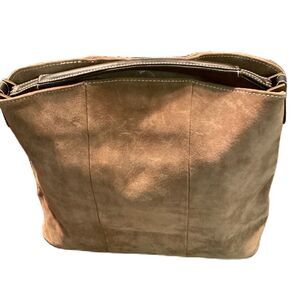 #100 MUNDI Suede Satchel Bag